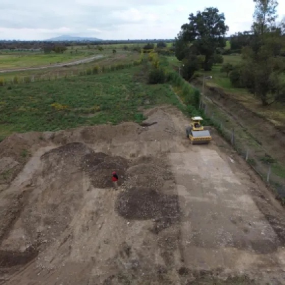 Construcción de cisterna de 270 m3 de hormigón armado