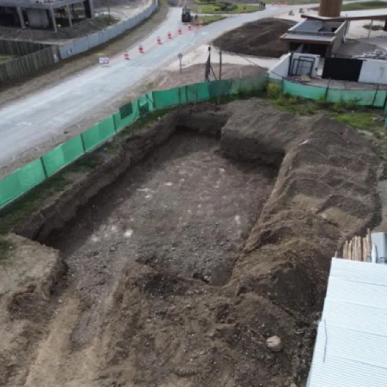 Construcción de cisterna de 270 m3 de hormigón armado