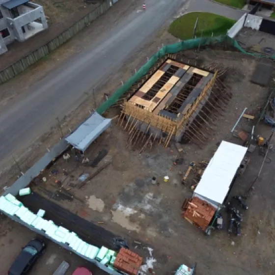 Construcción de cisterna de 270 m3 de hormigón armado