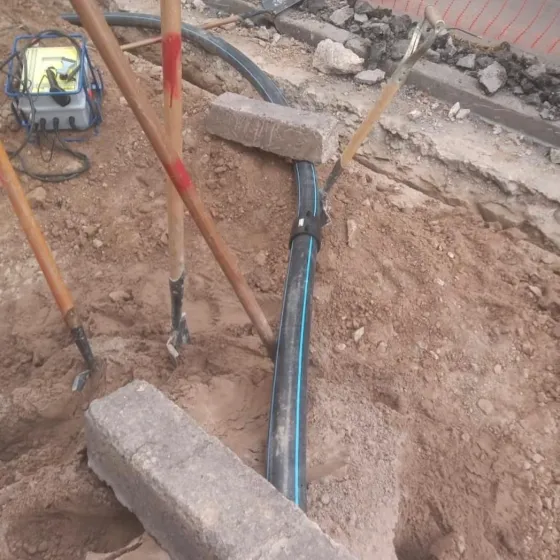 Recambio de red de agua y conexiones domiciliarias