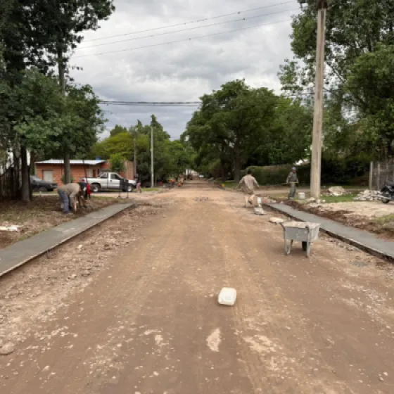 Ejecución de adoquín y cordón cunetas
