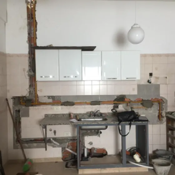 ejecución de red interna de gas