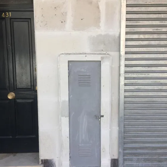 ejecución de red interna de gas